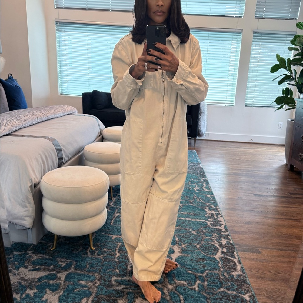 Lucca Couture Cream Jumpsuit ‼️sold‼️